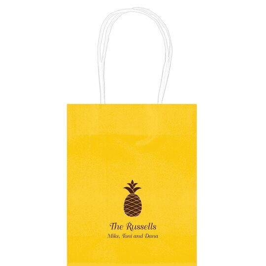 Hawaiian Pineapple Mini Twisted Handled Bags